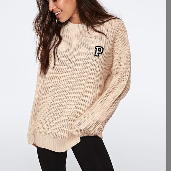 PINK Victoria's Secret Sweaters - VS PINK oversized sweater size M